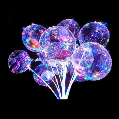 Buy Wholesale China Clear Transparent Bubble Ballon Globos Flashing