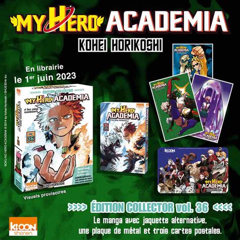 My Hero Academia T36 édition Limitée Actualités Éditions Ki Oon