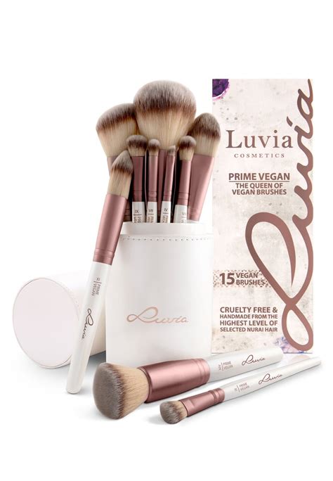 Luvia Cosmetics Brush Set Kit Pennelli Prime Veganbianco Zalandoit