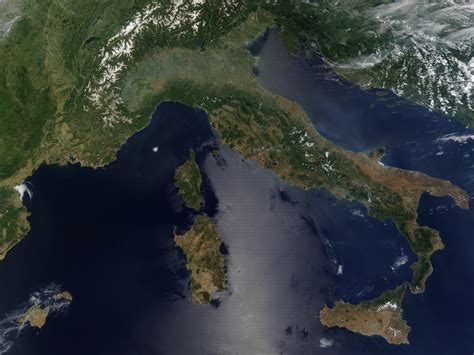 NASA Visible Earth: Italy and Southeast France