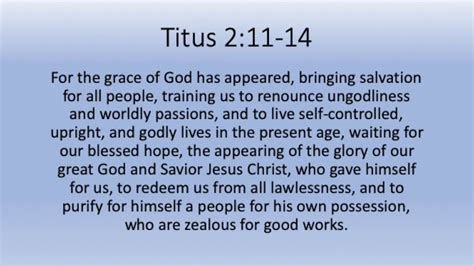 Titus 2 11 14 YouTube