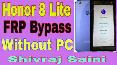 Honor Lite Frp Bypass Honor Lite Google Account Bypass Without Pc