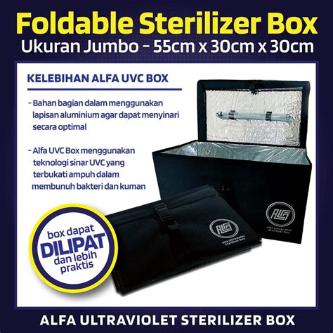 Jual UVC BOX UV BOX STERILIZER UVC STERILIZER BAG DISINFECTION BOX