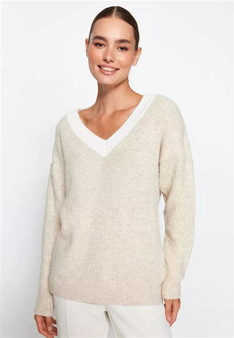 Buy Trendyol Soft Textured Knitwear Sweater Online ZALORA Malaysia