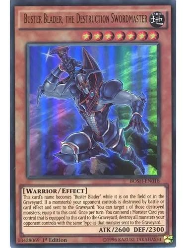 Yu Gi Oh Buster Blader The Destruction Swordmaster Ultra Mercadolivre