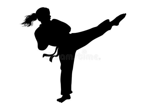 Karate Girl Stock Illustrations 2172 Karate Girl Stock Illustrations