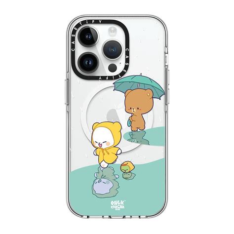 Casetify Milk Mocha Bear Casing For IPhone 14 Pro Mobile Phones