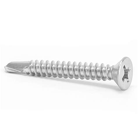 Stainless Steel Philips Flat Head Self Drilling Screw China Self