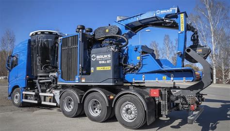 Bruks Siwertell Launches New Mobile Chipper Wood Bioenergy