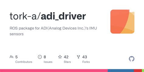 Github Tork A Adi Driver Ros Package For Adi Analog Devices Inc S