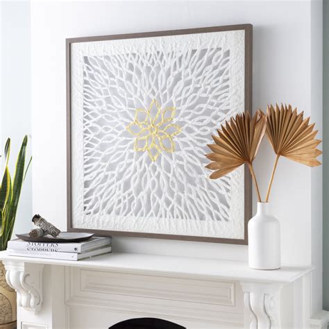 Everly Quinn Handmade Glam Abstract Wall Decor On Paper Wayfair