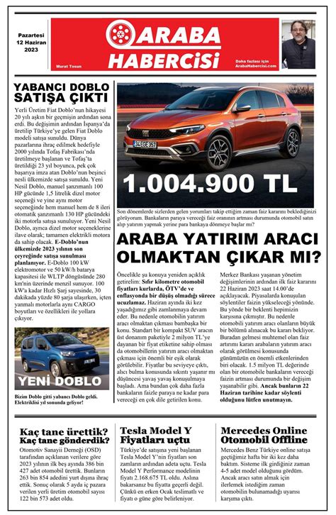 Otomotiv Gazete Sayfalar Haziran Otomobil Gazete Haziran