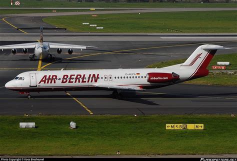 D Agpa Air Berlin Fokker F F Mark Photo By Koos Biesheuvel