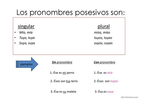 Pronombres Posesivos English Esl Powerpoints The Best Porn Website