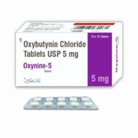 Oxybutynin Mg Tablet At Rs Stripe Oxybutynin Chloride Tablet In