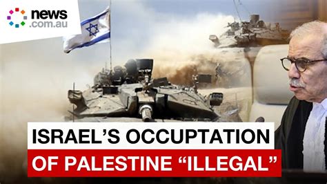 Top Un Court Rules Israeli Occupation Of Palestine Illegal Youtube