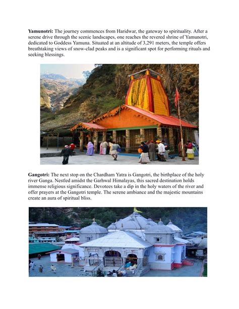 PPT Chardham Yatra Package From Haridwar PowerPoint Presentation