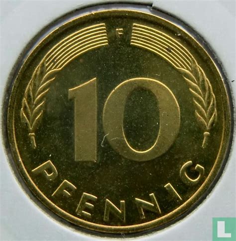 Allemagne 10 Pfennig 1976 F KM 108 1976 Allemagne LastDodo