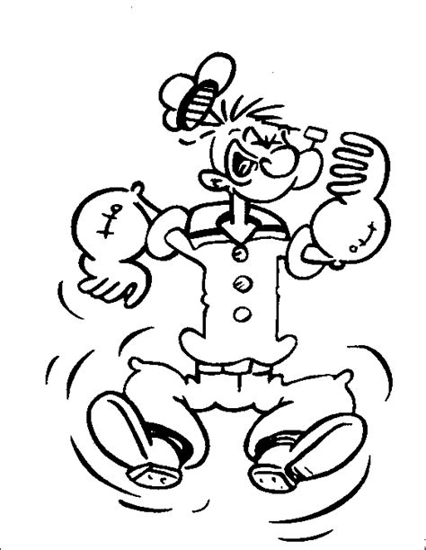 Dibujo Para Colorear De Popeye 48210