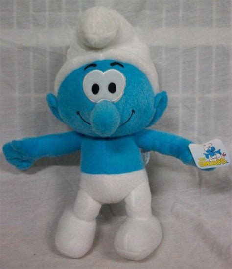 The Smurfs NICE SMURF CHARACTER 13" Plush Stuffed Animal | #1830601152