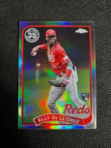 2024 Topps Chrome Elly De La Cruz 35th Anniversary Rookie Reds RC EBay