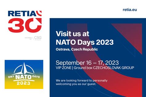 Accept our invitation to NATO Days 2023 – RETIA