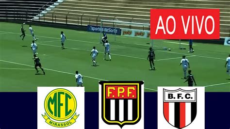 Mirassol X Botafogo Sp Ao Vivo Imagem Imagem I Campeonato