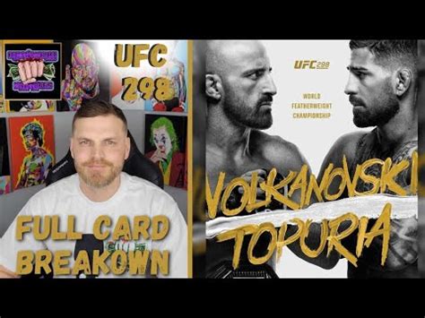 UFC 298 Volkanovski Vs Topuria Full Card Breakdown And Bets Ufc298