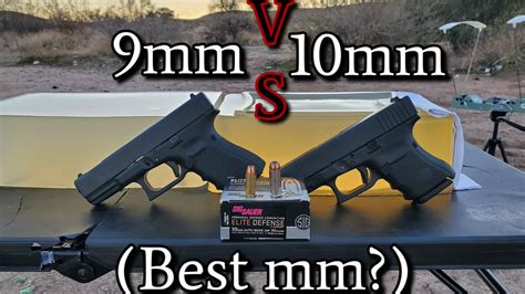 9mm Vs 10mm Ballistics Gel Test Youtube