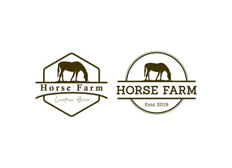 Vintage Horse Farm Logo Design 5191263 Vector Art at Vecteezy