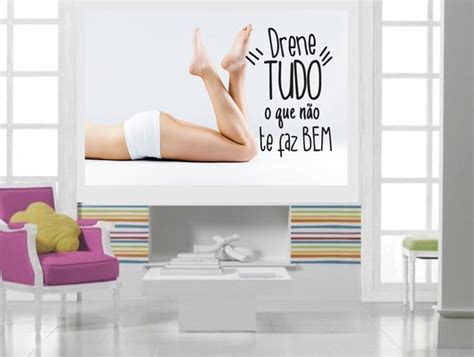 Adesivo Decorativo Parede Drenagem Estética Beleza Salão Elo7