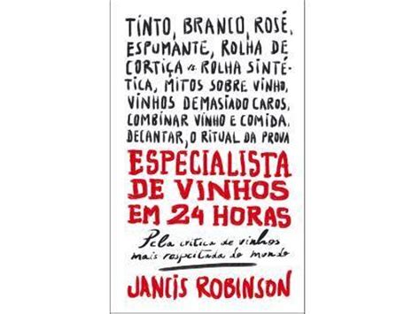 Livro Especialista de Vinhos em 24 Horas de Jancis Robinson Português