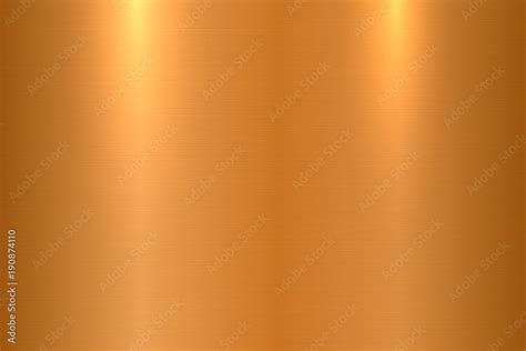 Bronze Brushed Metal Texture Shiny Polished Metallic Surface