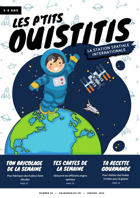 Les P tits Ouistitis à bord de la Station Spatiale Internationale Un jour un jeu