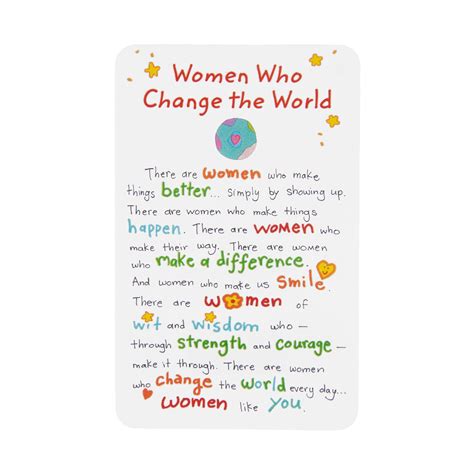 Women Who Change The World Wallet Card Hobby Lobby 1328103