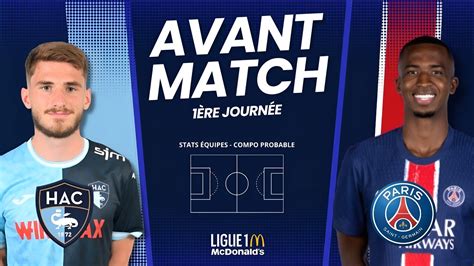 Hac Vs Psg Avant Match Compo D Tails Psg Lehavre Ligue