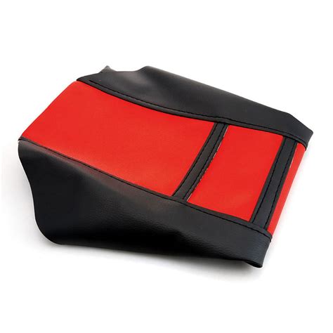 Universal Red & Black Leather Motorcycle Seat Cover Rubber Dirt Bike Scooter - Walmart.com