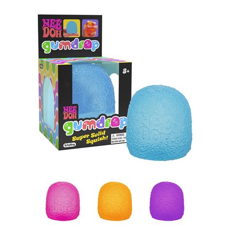 Schylling Needoh Gumdrop Textured Sensory Toy With Super