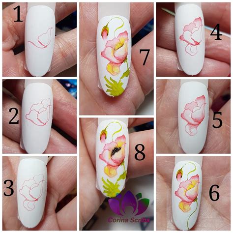 Nail Art Watercolor Instagram Nails Beauty Watercolor Painting