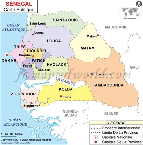 Senegal Carte Du Monde | My blog