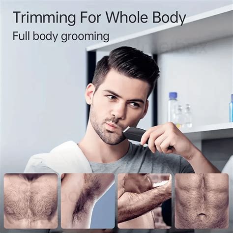 Professional Body Hair Trimmer Groinandbody Manscape Trimmer For Men