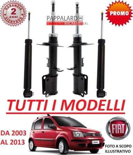 Ammortizzatori Anteriori Posteriori Fiat Panda Natural Power