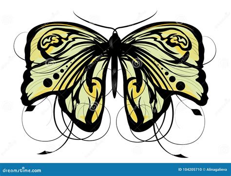 Ejemplo Abstracto De La Mariposa Del Vector Ilustraci N Del Vector