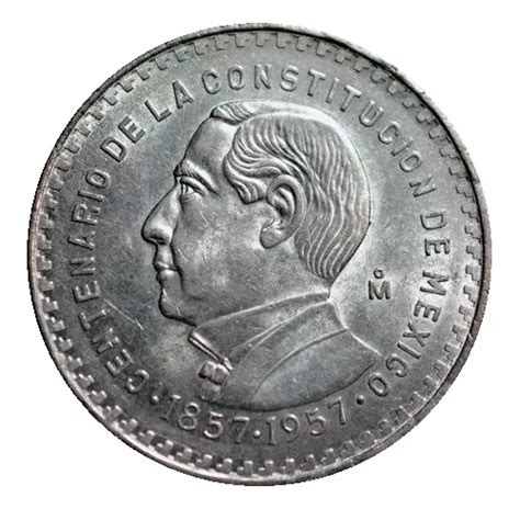 Un Peso Juarez Plata Aniversario De La Constituci N Env O Gratis