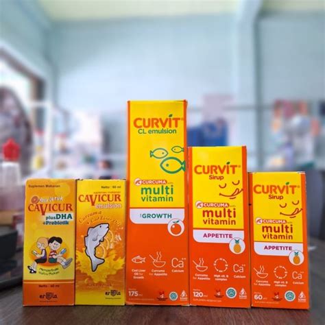 Jual CURVIT CAVICUR Vitamin Untuk Meningkatkan Nafsu Makan Anak