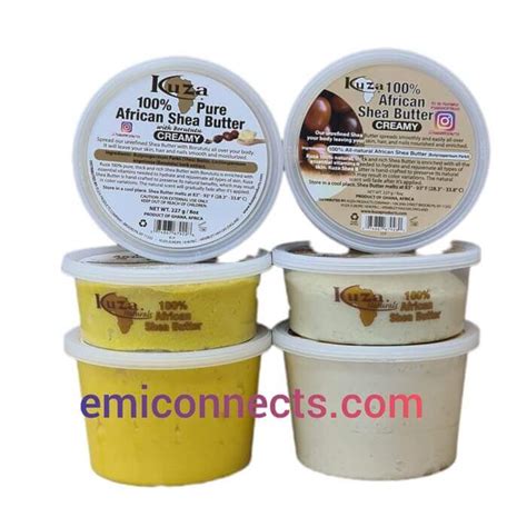 KUZA 100% AFRICAN SHEA BUTTER CREAMY