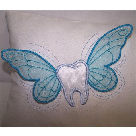 Tooth fairy Pillow Machine Embroidery Design by Embroidershoppe