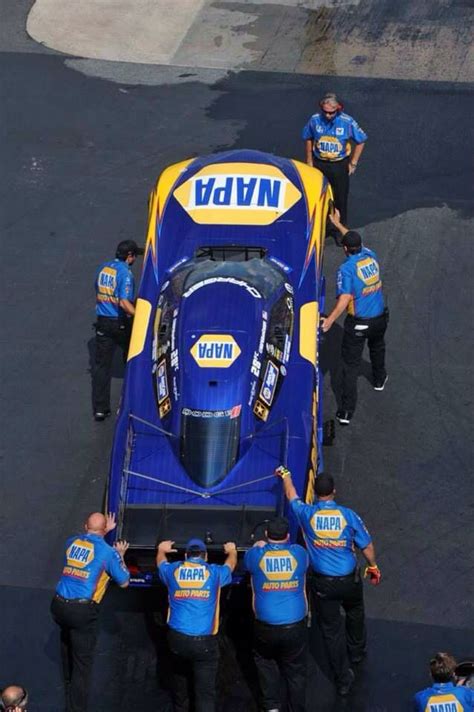 Ron Capps And Crew At Charlotte In The 2014 Napa T F Funny Car Car