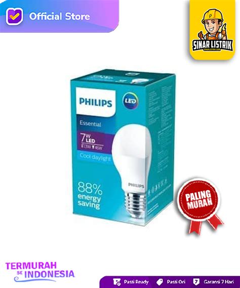 Lampu LED Philips Essential 7 Watt