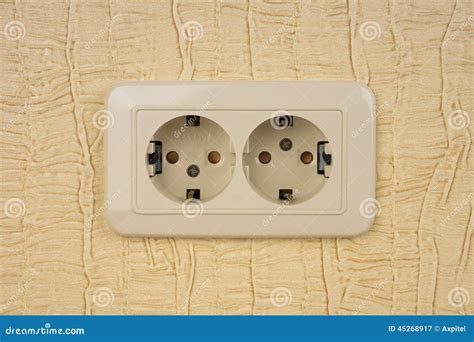 European power socket stock image. Image of device, technology - 45268917